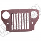 Grille, Willys Script; 53-64 Willys CJ3B