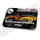 Karta podarunkowa 4X4TEAM o wartości 500pln