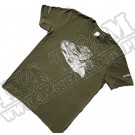 Bawełniany Tshirt 4x4 ZIELONY rozmiar S