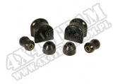 Suspension Stabilizer Bar Bushing Kit, Front, Black, 30.5mm; 97-06 TJ