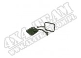 Lusterka zestaw, czarne, 87-95 Jeep Wrangler (YJ)