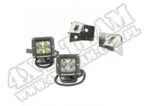 Zestaw lamp kwadr. LED z mocowaniami 07-15 Wrangler