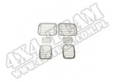 Osłony lamp, Billet-Style, zestaw 87-95 Jeep Wrangler (YJ)