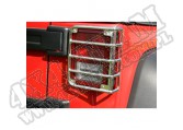Osłony tylnych lamp, stal nierdzewna, 07-15 Jeep Wrangler JK