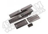 Zawiasy tylnej klapy, stalowe, czarne, 97-02 Jeep Wrangler TJ