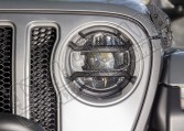 Osłony Elite lamp przednich, czarny tekstura; Jeep Wrangler JL