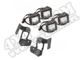 Komplet podszybia z reflektorami LED DualCube; 07-17 Jeep Wrangler JK