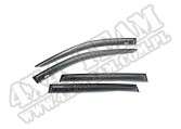 Zestaw owiewek, 4-elementowy, czarny; 14-16 Jeep Cherokee KL