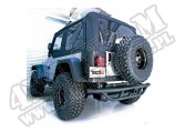 Zderzak tylny z gniazdem 2", 87-06 Jeep Wrangler 