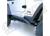Osłony rurowe progów RRC, czarne, 87-06 Jeep Wrangler