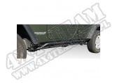 Osłony rurowe progów RRC, czarne, 07-15 Jeep Wrangler Unlimited JK
