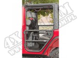 Drzwi rurowe tylne, czarna tekstura, 07-15 Jeep Wrangler JK