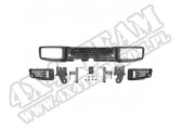 Zderzak tylny Spartacus, czarny, 18-20 Jeep Wrangler JL