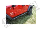 Progi rurowe boczne 3", czarne, 07-15 Jeep Wrangler Unlimited JK 