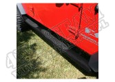 Progi rurowe owalne boczne 4 1/4",czarne, 07-15 Wrangler Unlimited JK 