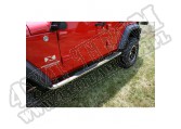 Progi rurowe boczne 3", stal nierzd, 07-15 Jeep Wrangler Unlimited JK 
