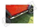 Progi rurowe boczne 4", stal nierdzewna, 07-15 Jeep Wrangler Unlimited