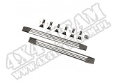 Stopnie boczne polerowane; 11-16 Jeep Grand Cherokee WK