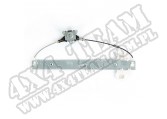 Ręczny regulator szyby przód lewy; 07-16 Jeep Wrangler JK/JKU