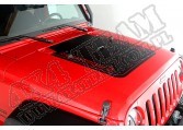 Kalkomania na maskę, Rugged Ridge, 07-15 Jeep Wrangler