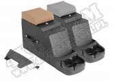 Konsola środkowa Stereo Security, szara, 76-95 Jeep CJ/Wrangler