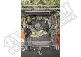 Mata - wykładzina przestrzeni bagażowej C3 Cargo Cover, wersja z subwooferem; 07-16 Jeep Wrangler JK, 4 Door