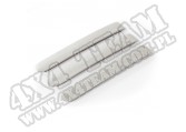 Wkładki klamek zewnętrznych, Aluminum, 2 Dr; 07-16 Jeep Wrangler JK