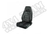 Fotel przedni typu High-Back, rozkładany czarny 76-02 Jeep CJ/Wrangler