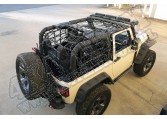 Siatka typu Cargo Net czarna 07-15 Jeep Wrangler 2 drzw