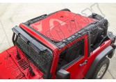 Daszek przeciwsłoneczny Eclipse, Red; 07-15 Jeep Wrangler JK, 2-Dr.