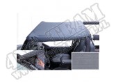 Dach typu Brief z kieszeniami szary 92-95 Jeep Wrangler YJ