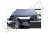 Dach typu Brief z kieszeniami black denim 97-06 Jeep Wrangler TJ