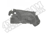 Wykładzina, tylne nadkole, prawe, czarna; 03-06 Jeep Wrangler TJ/LJ