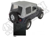 Miękki dach Z poszyciem drzwi black denim 88-95 Jeep Wrangler YJ