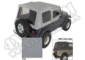 Miękki dach Z poszyciem drzwi charcoal 88-95 Jeep Wrangler YJ