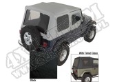 Miękki dach Z poszyciem drzwi black denim 88-95 Jeep Wrangler YJ