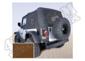 Miękki dach Z poszyciem drzwi dark tan 97-02 Jeep Wrangler TJ