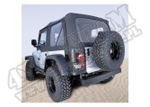 Miękki dach Z poszyciem drzwi black diamond 03-06 Jeep Wrangler TJ