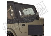 Nadstawki kowbojek zestaw, black denim 88-95 Jeep Wrangler YJ