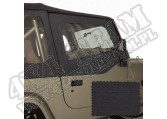 Nadstawki kowbojek zestaw, black denim 88-95 Jeep Wrangler YJ