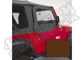 Nadstawki kowbojek zestaw, dark tan 97-06 Jeep Wrangler TJ