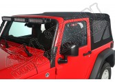 Poszycie plandeki Montana Top, Black Diamond, bez drzwi, przyciemniane okna; 10-18 Jeep Wrangler JK, 2 Door