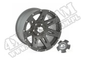 Felga XHD czarna satyna, 17x9, 07-15 Jeep Wrangler JK