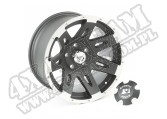 Felga XHD czarna satyna z rantem, 17x9, 07-15 Jeep Wrangler JK