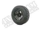 Zestaw felga Drakon z oponą 17" black satin 315/70R17 ATZ 