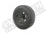 Zestaw felga z oponą 17" black satin 35X12.50X17 ATZ 