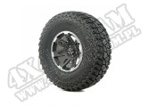 Zestaw felga z oponą 17" black satin 37X12.50X17 ATZ 