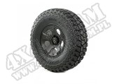 Zestaw felga Drakon z oponą 17" black satin 37X12.50X17