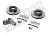 Zestaw przednich tarcz hamulcowych 90-99 Jeep  Wrangler/Cherokee