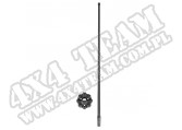 13" antena Reflex z podstawą; 07-20 Jeep Wrangler & Gladiator JK/JL/JT